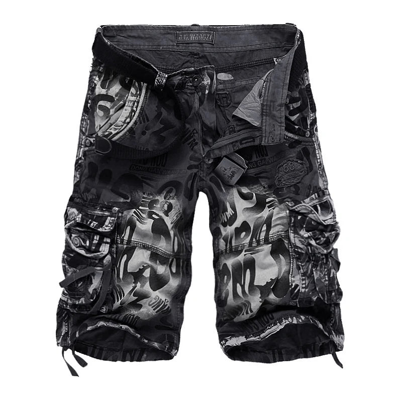 2020 Summer New Large Size 29-40 Loose Mens Military Cargo Shorts Army Camouflage Shorts