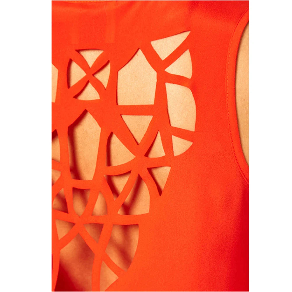 2018 Womens Top Fashion Back Hollow Shirt Summer O neck Sleeveless Casual Blusas Femininas Chiffon Blouse Ladies