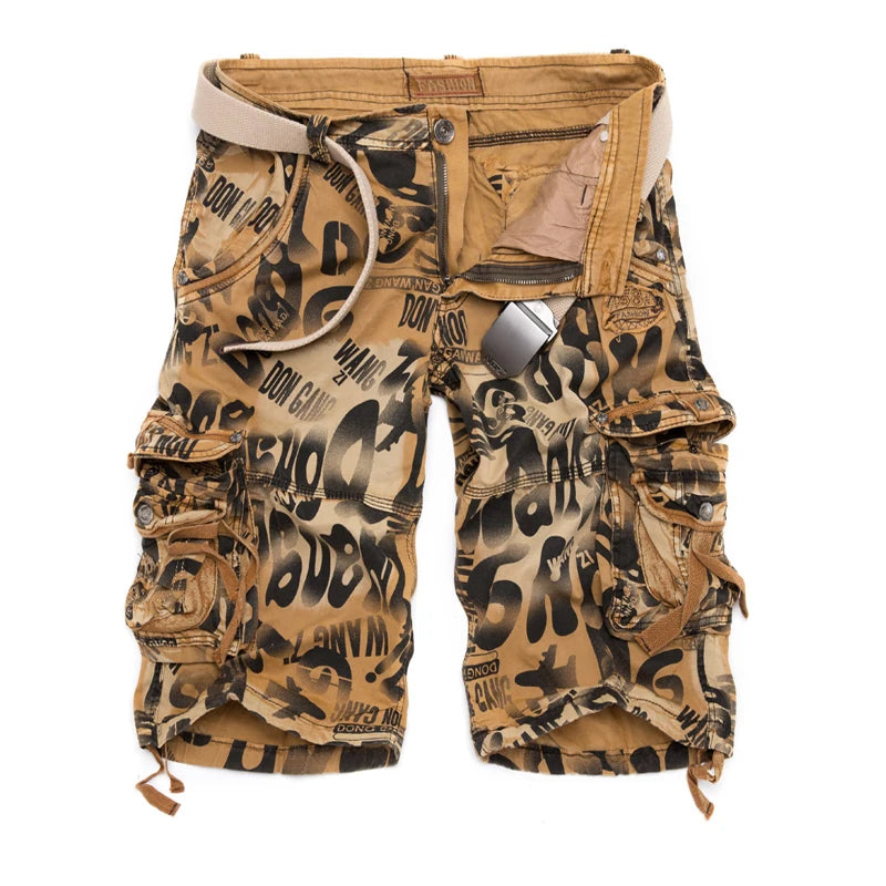 2020 Summer New Large Size 29-40 Loose Mens Military Cargo Shorts Army Camouflage Shorts