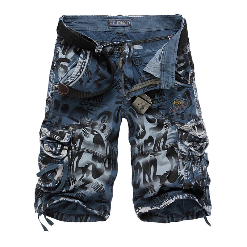 2020 Summer New Large Size 29-40 Loose Mens Military Cargo Shorts Army Camouflage Shorts