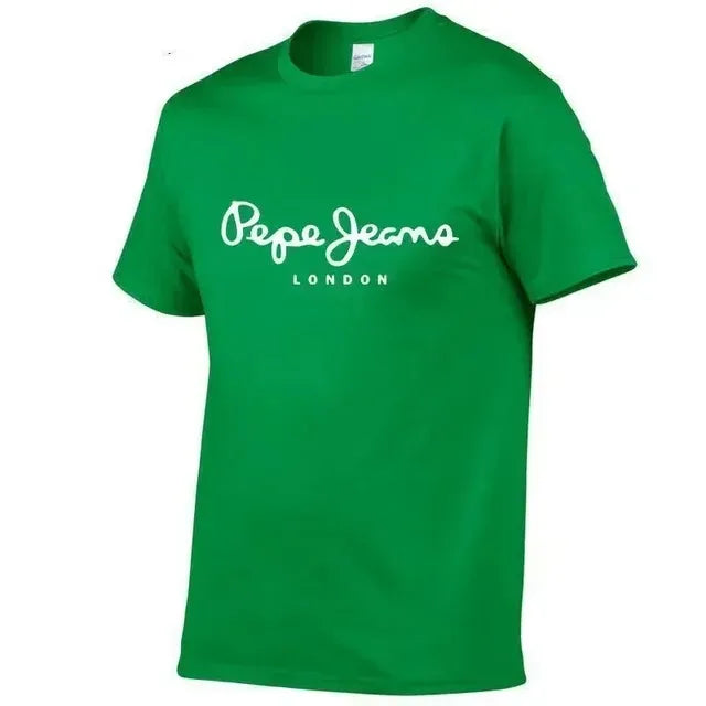 2024 New Pepe 100% Cotton T-Shirt Summer Men's /Women's Short Sleeve Popular O-neck Tees Shirt Tops Unisex T Shirt Men