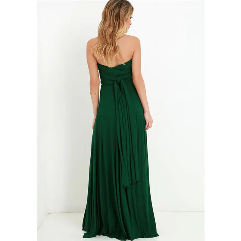 Women Multiway Wrap Convertible Boho Maxi Club Dress Sexy Bandage Long Dress Party Bridesmaids Infinity Robe Longue Femme Dress