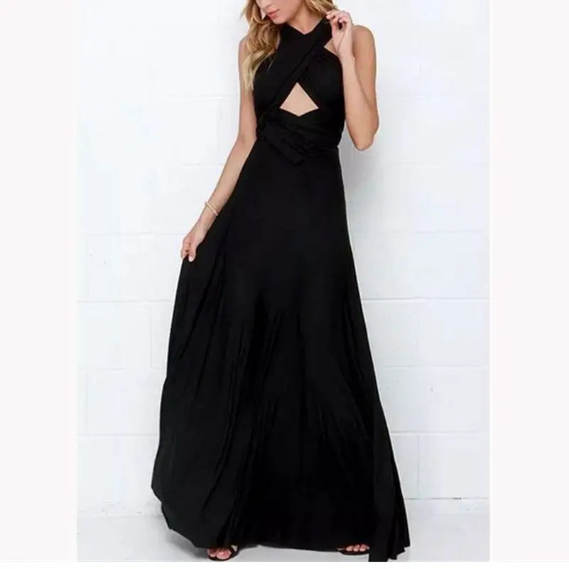 Women Multiway Wrap Convertible Boho Maxi Club Dress Sexy Bandage Long Dress Party Bridesmaids Infinity Robe Longue Femme Dress