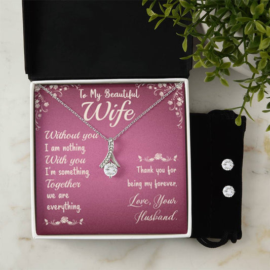 Alluring Beauty + Clear CZ Earrings