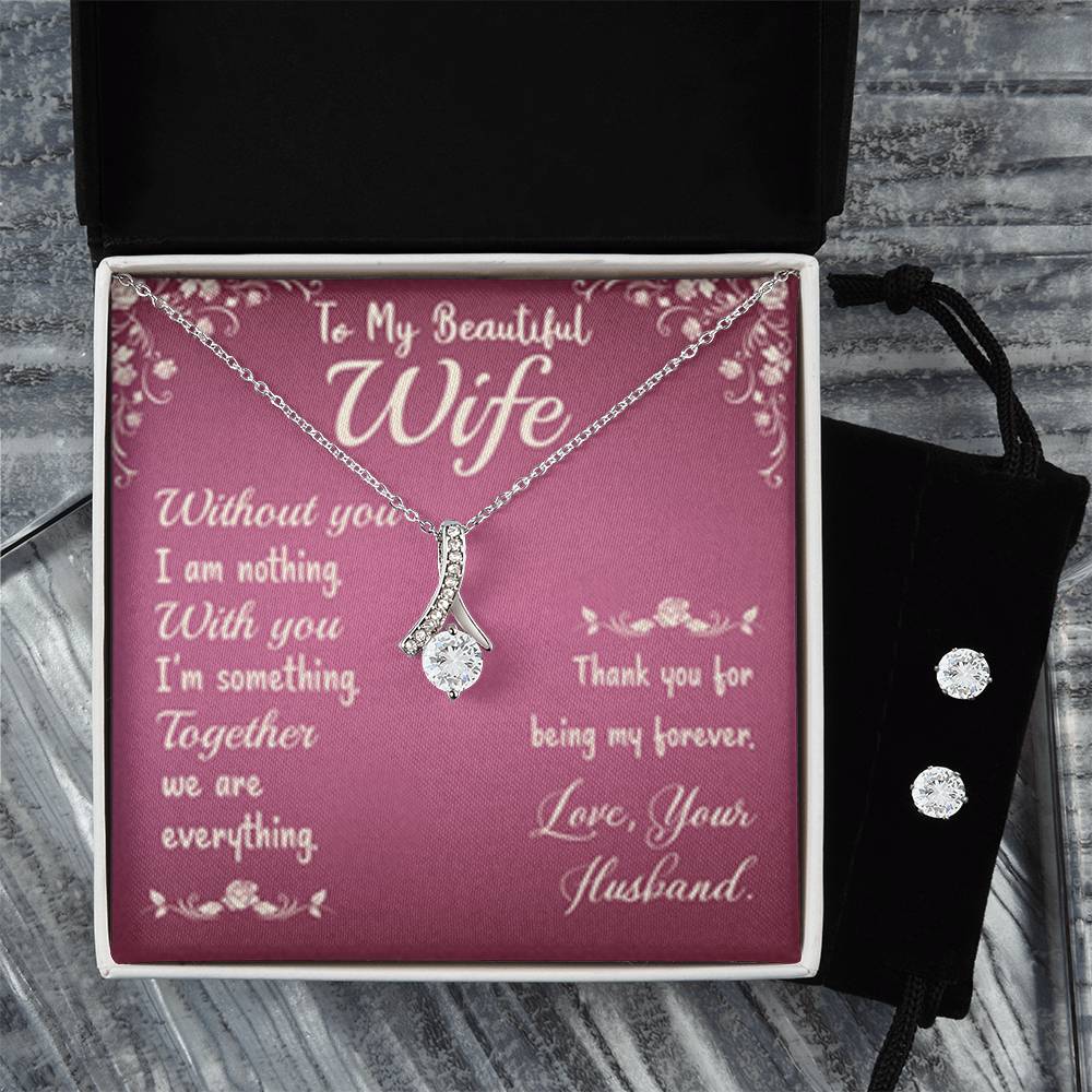 Alluring Beauty + Clear CZ Earrings