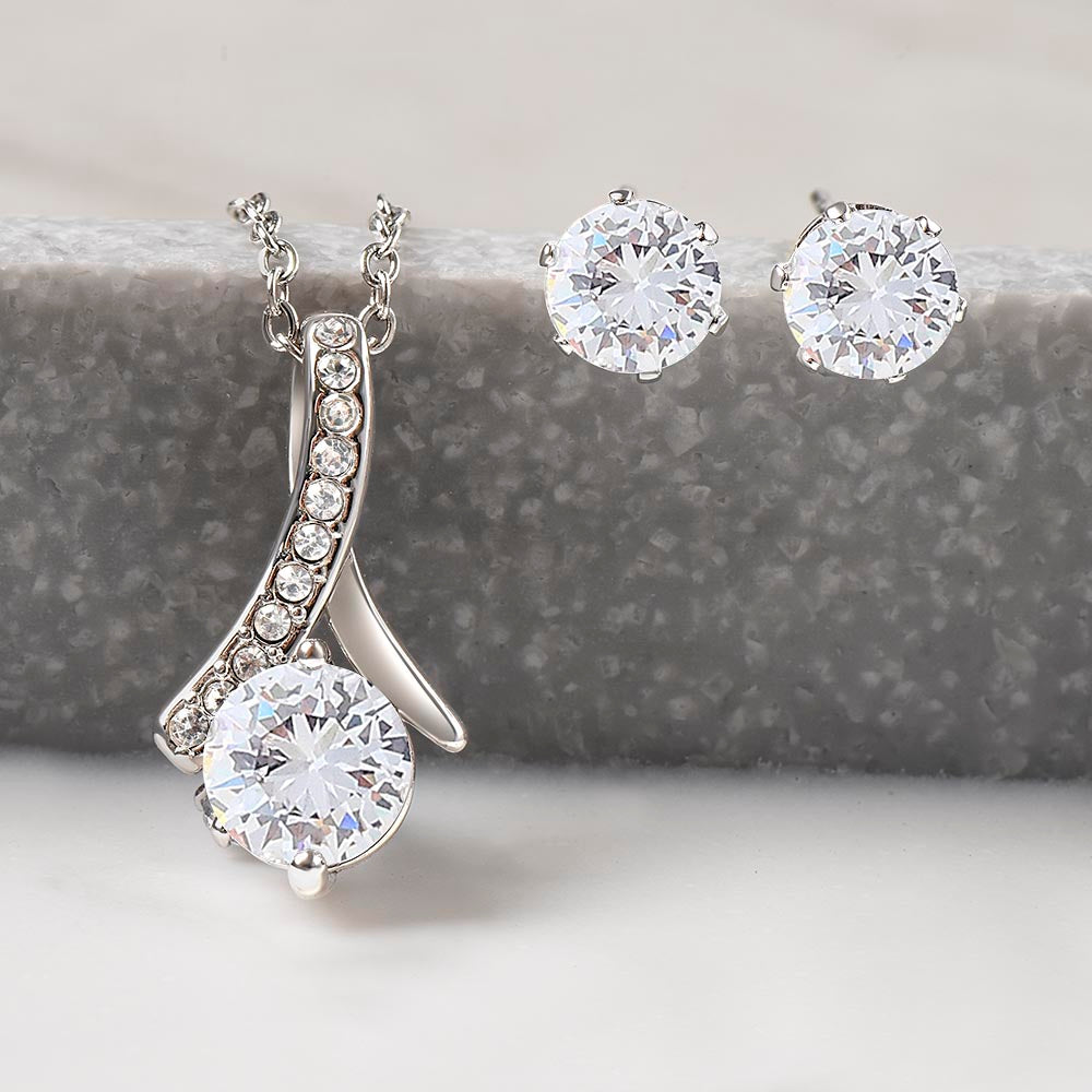 Alluring Beauty + Clear CZ Earrings