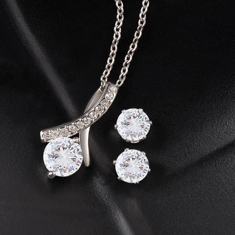 Alluring Beauty + Clear CZ Earrings