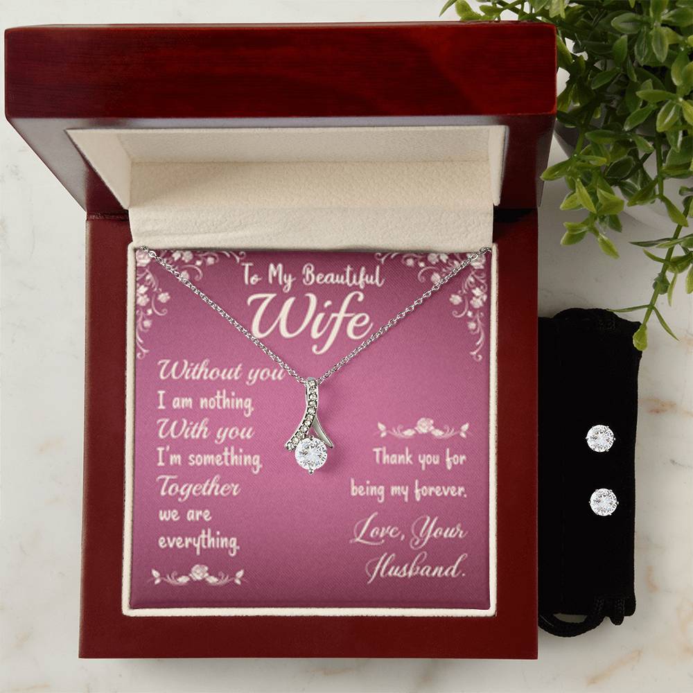 Alluring Beauty + Clear CZ Earrings