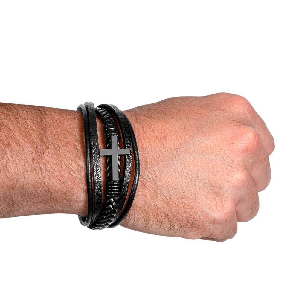 Men's Cross Bracelet