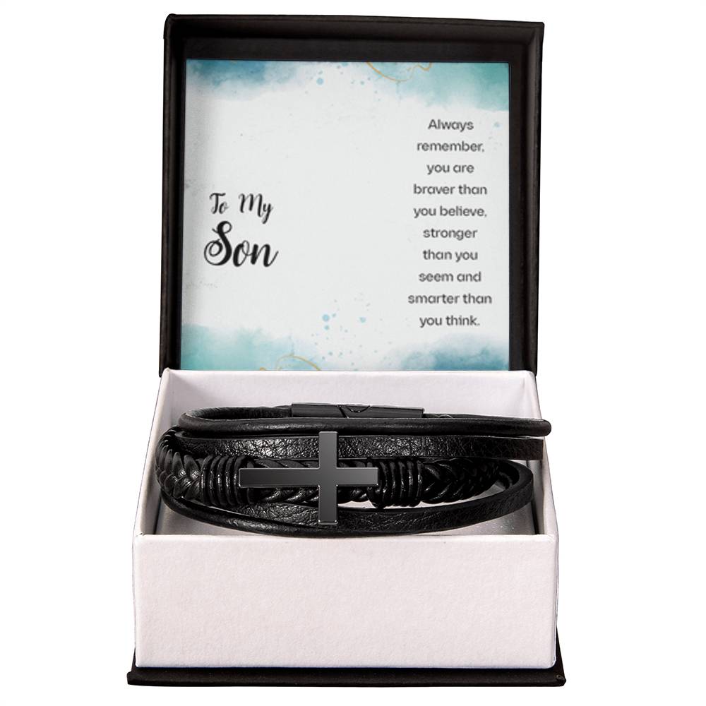Men's Cross Bracelet